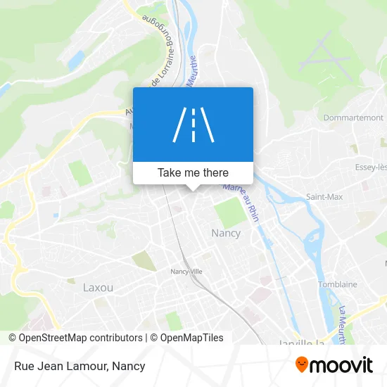Rue Jean Lamour map