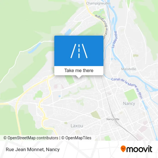 Rue Jean Monnet map