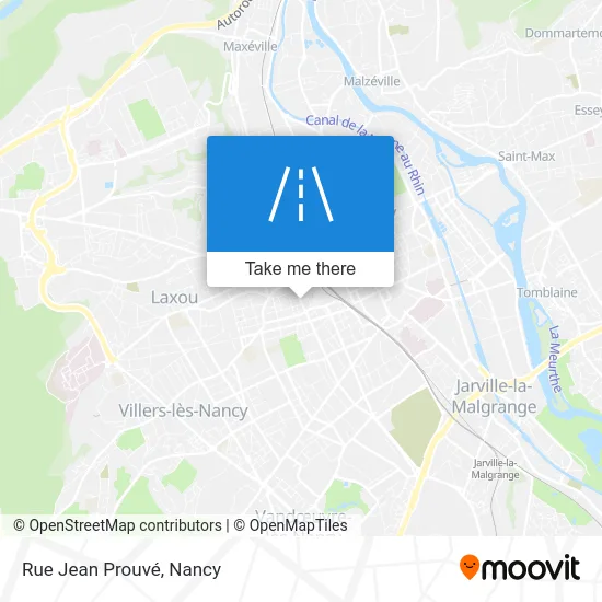 Rue Jean Prouvé map