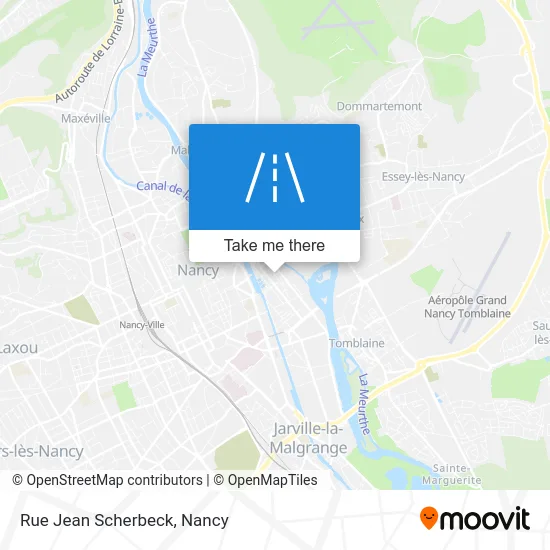 Rue Jean Scherbeck map