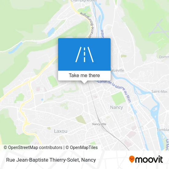 Rue Jean-Baptiste Thierry-Solet map