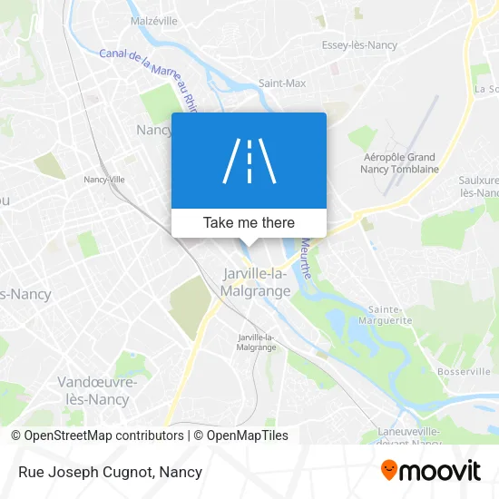 Rue Joseph Cugnot map