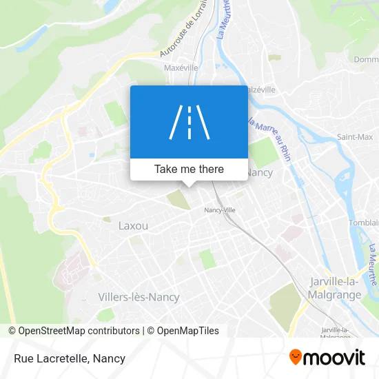 Rue Lacretelle map