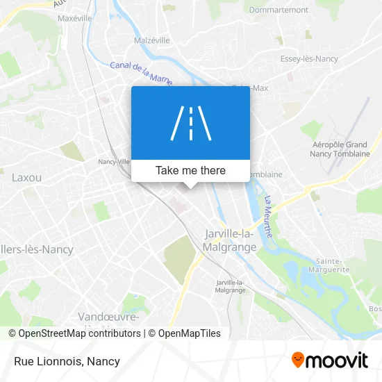 Rue Lionnois map