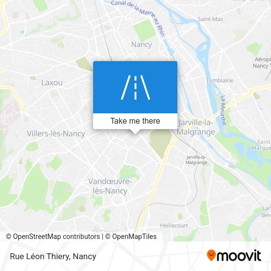 Rue Léon Thiery map