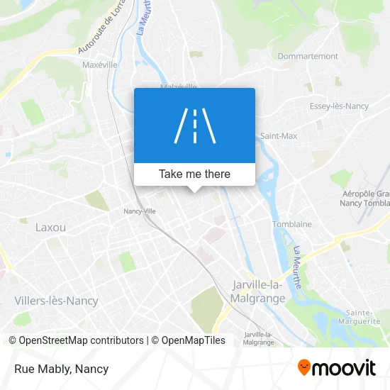 Rue Mably map
