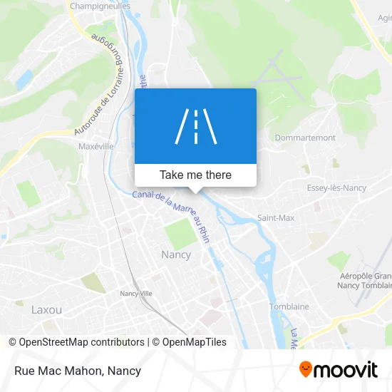 Rue Mac Mahon map