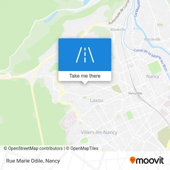 Rue Marie Odile map