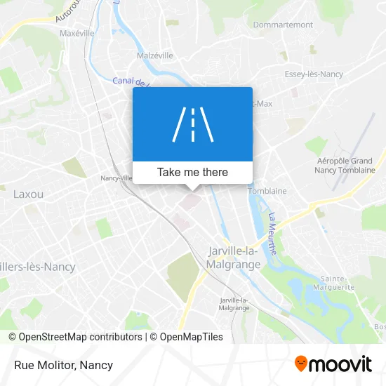 Rue Molitor map