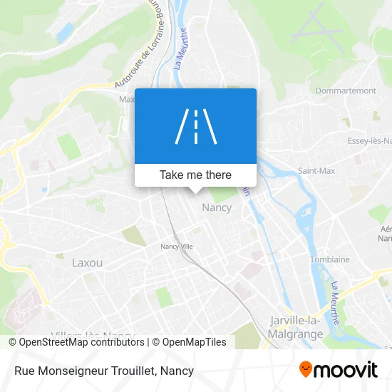 Rue Monseigneur Trouillet map