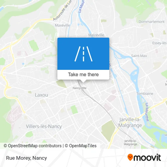 Rue Morey map