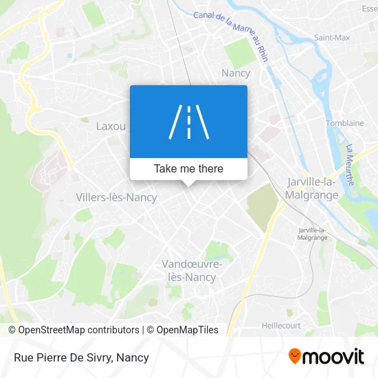 Rue Pierre De Sivry map