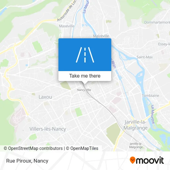 Rue Piroux map