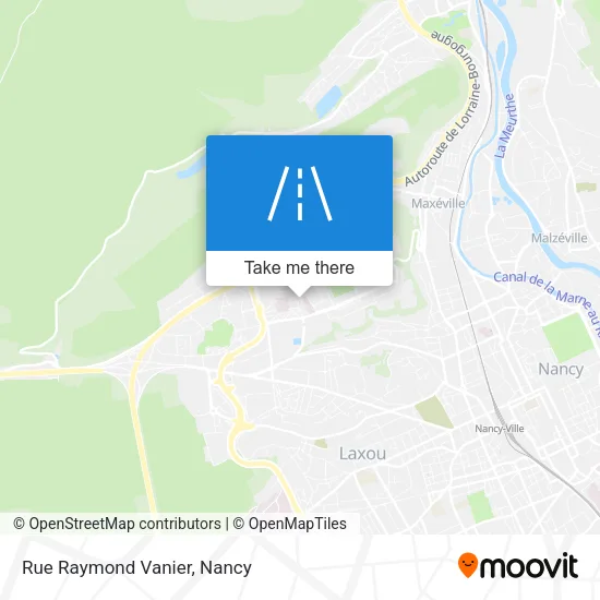 Rue Raymond Vanier map