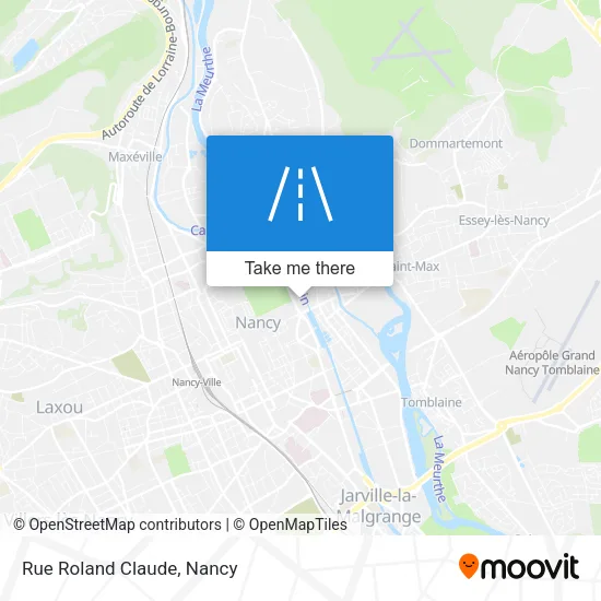 Rue Roland Claude map