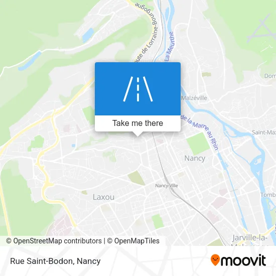 Rue Saint-Bodon map