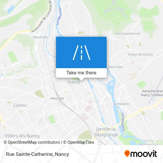 Rue Sainte-Catherine map