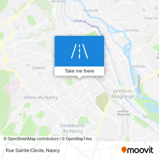 Rue Sainte-Cécile map