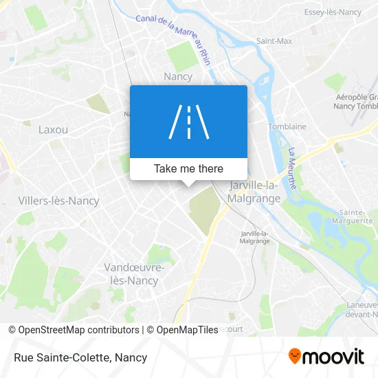 Rue Sainte-Colette map