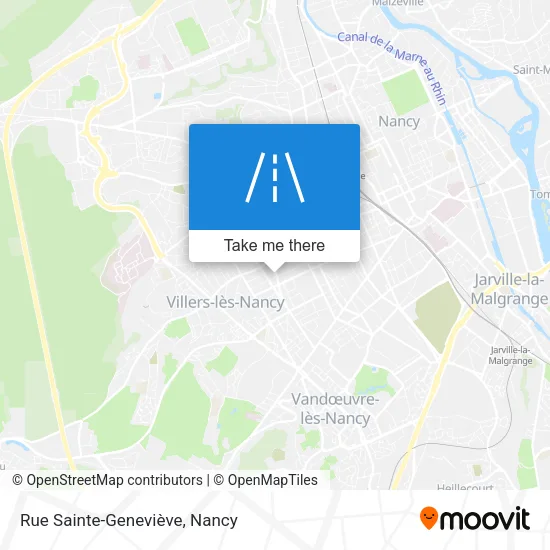 Rue Sainte-Geneviève map