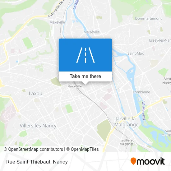 Rue Saint-Thiébaut map