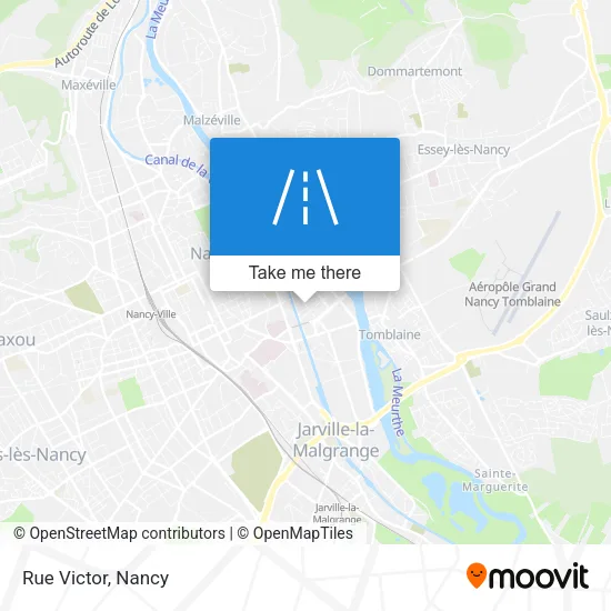 Rue Victor map
