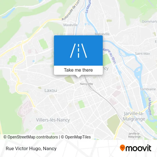 Rue Victor Hugo map