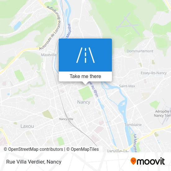 Rue Villa Verdier map