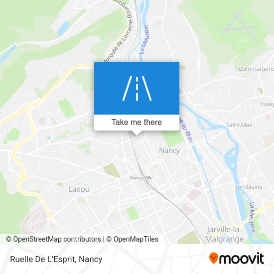 Ruelle De L'Esprit map
