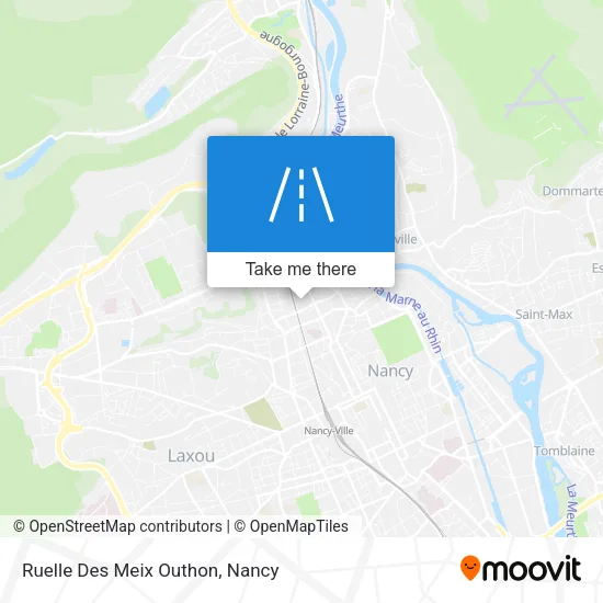 Ruelle Des Meix Outhon map