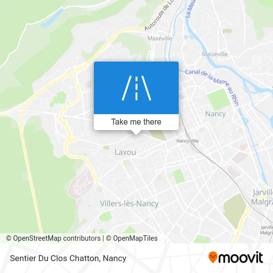 Sentier Du Clos Chatton map