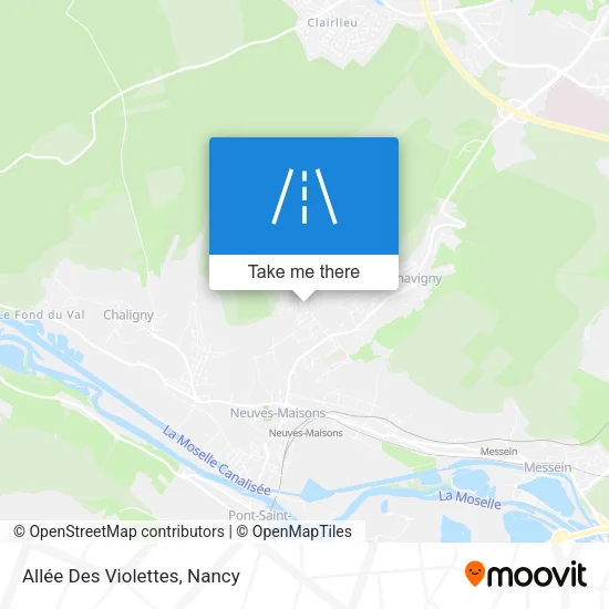 Allée Des Violettes map