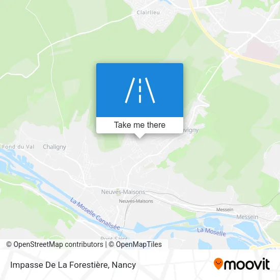 Impasse De La Forestière map