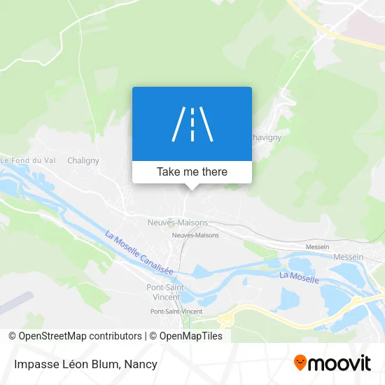 Impasse Léon Blum map