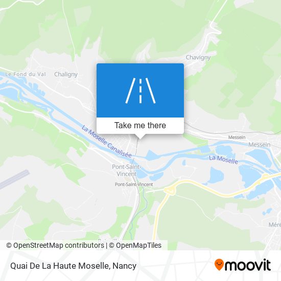 Mapa Quai De La Haute Moselle