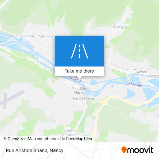 Rue Aristide Briand map