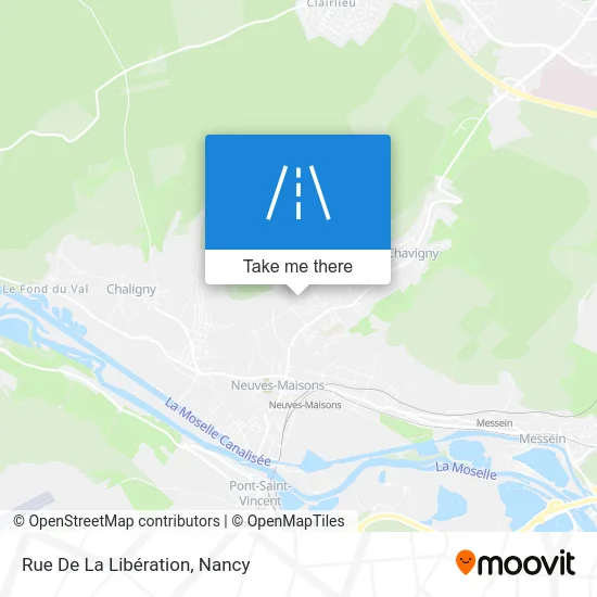 Rue De La Libération map