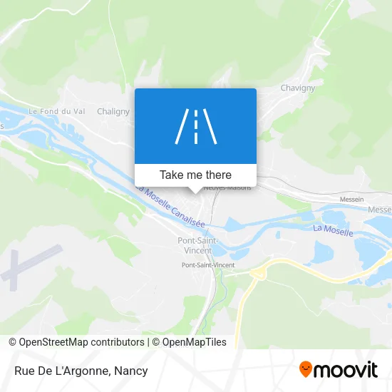 Rue De L'Argonne map