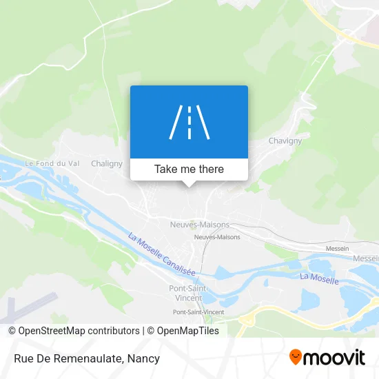 Rue De Remenaulate map