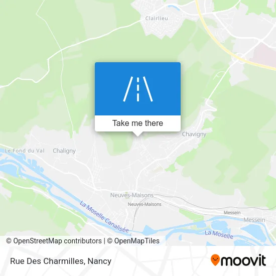 Rue Des Charmilles map