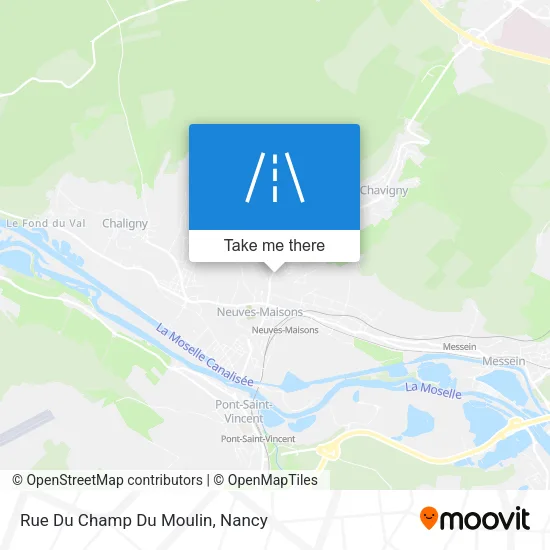 Rue Du Champ Du Moulin map