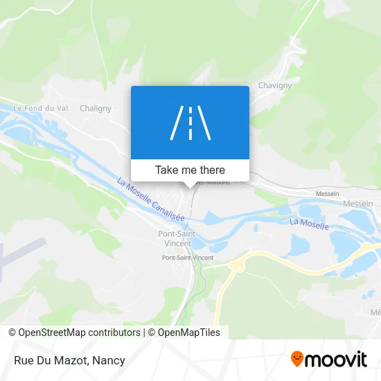 Rue Du Mazot map