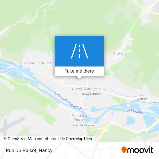 Rue Du Puisot map