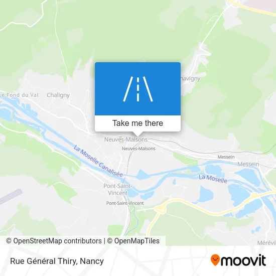 Rue Général Thiry map