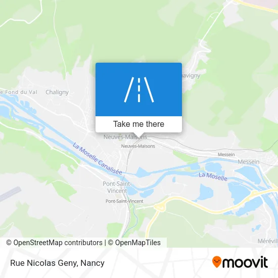 Rue Nicolas Geny map