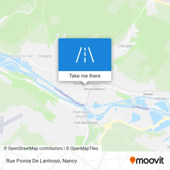 Rue Povoa De Lanhoso map