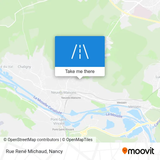 Rue René Michaud map