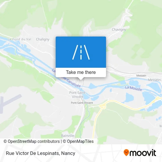 Rue Victor De Lespinats map