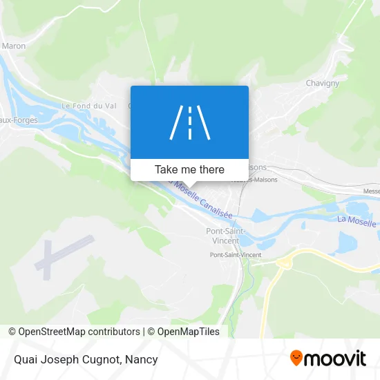 Quai Joseph Cugnot map