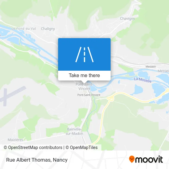 Rue Albert Thomas map